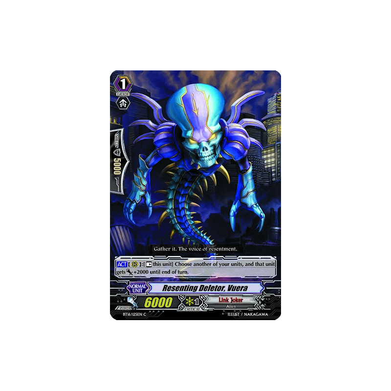 Vanguard_TCG_card_BT16_125EN_C_Resenting_Deletor_Vuera_Legion_of_Dragons_Blades