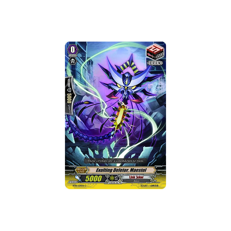 Vanguard_TCG_card_BT16_129EN_C_Exulting_Deletor_Maestol_Legion_of_Dragons_Blades