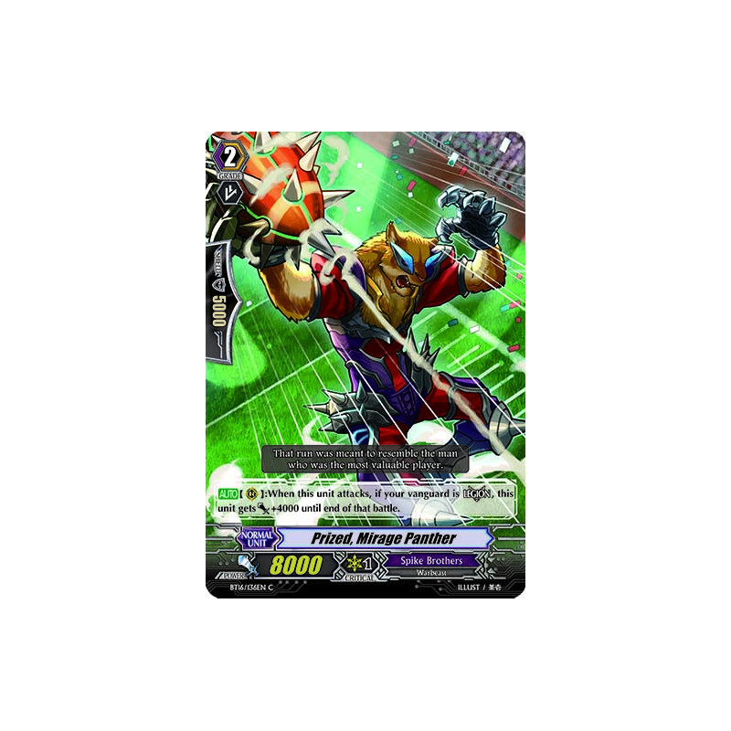 Vanguard_TCG_card_BT16_136EN_C_Prized_Mirage_Panther_Legion_of_Dragons_Blades
