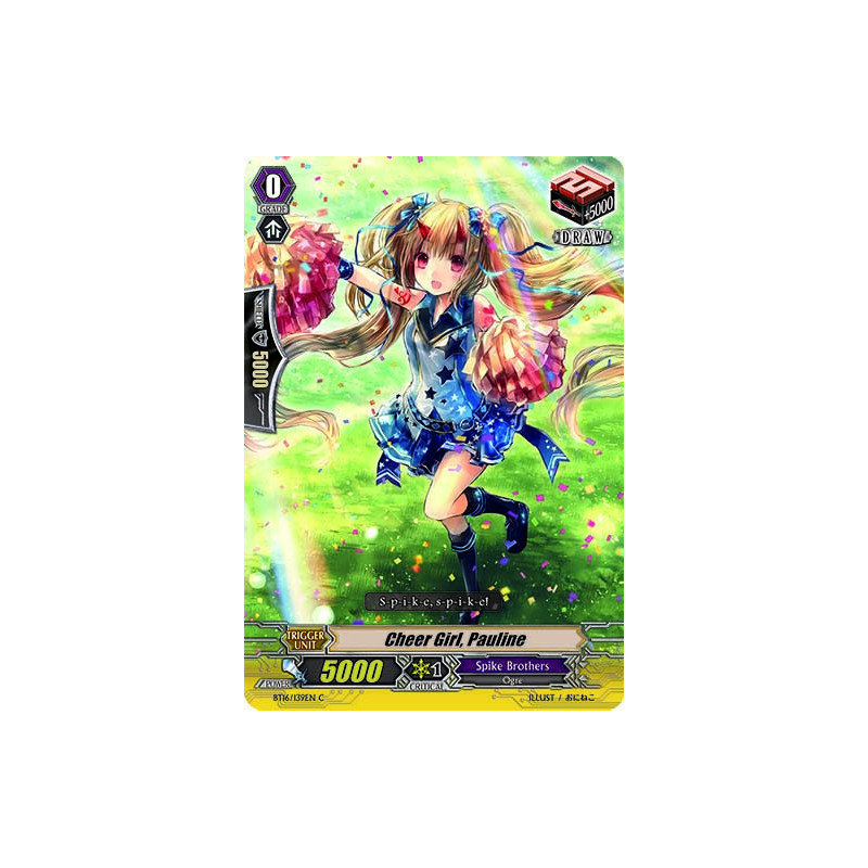 Vanguard_TCG_card_BT16_139EN_C_Cheer_Girl_Pauline_Legion_of_Dragons_Blades