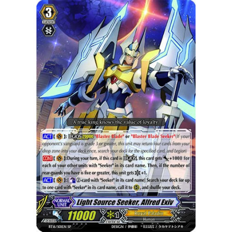 Vanguard_TCG_card_BT16_S01EN_SP_Light_Source_Seeker_Alfred_Exiv_Legion_of_Dragons_Blades