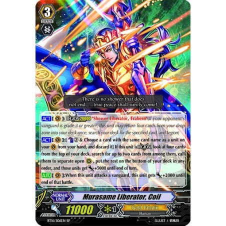 Vanguard_TCG_card_BT16_S06EN_SP_Murasame_Liberator_Coil_Legion_of_Dragons_Blades