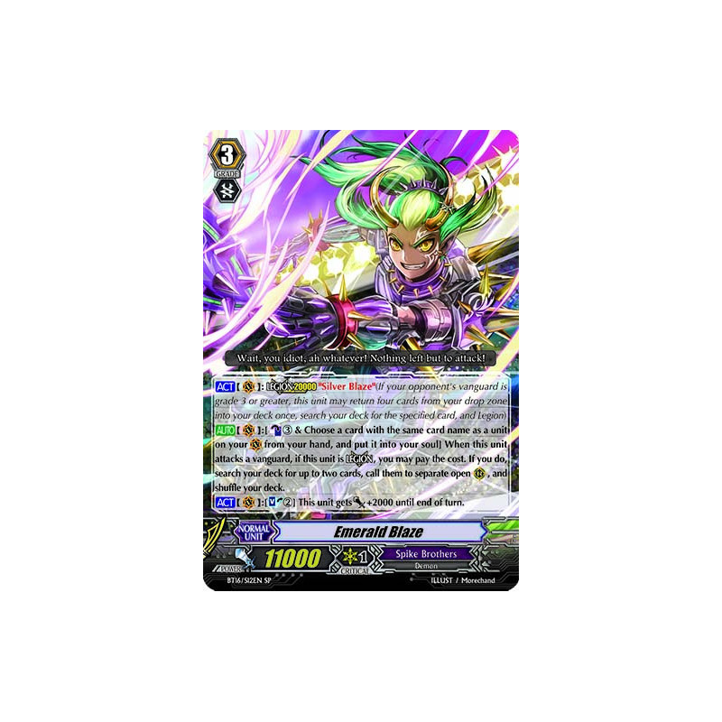 Vanguard_TCG_card_BT16_S12EN_SP_Emerald_Blaze_Legion_of_Dragons_Blades
