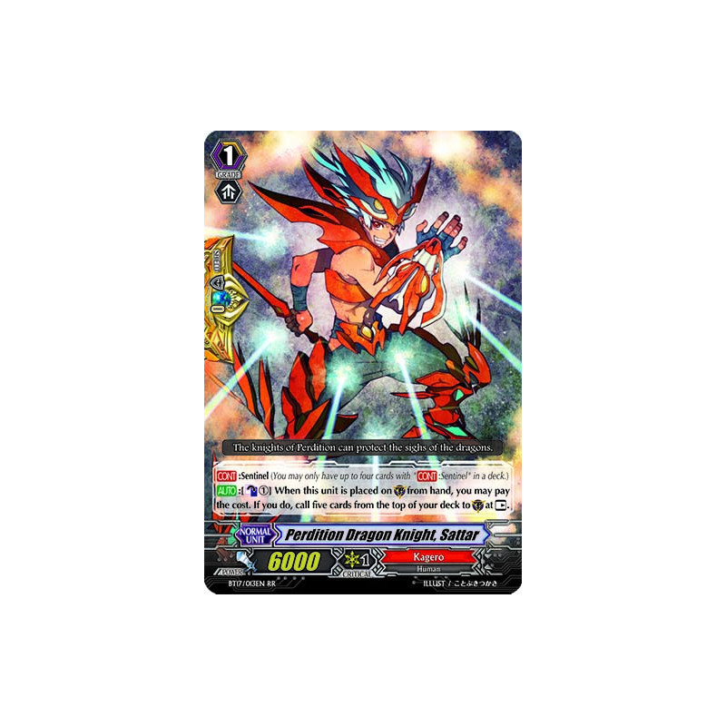 Vanguard_TCG_card_BT17_013EN_RR_Perdition_Dragon_Knight_Sattar_Blazing_Perdition