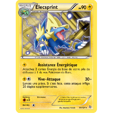 pokemon-tcg-44-128-elecsprint-rare-dragons-exaltes-black-white-drx