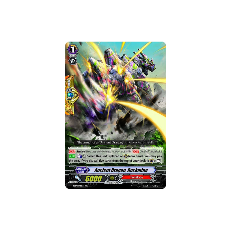 Vanguard_TCG_card_BT17_016EN_RR_Ancient_Dragon_Rockmine_Blazing_Perdition