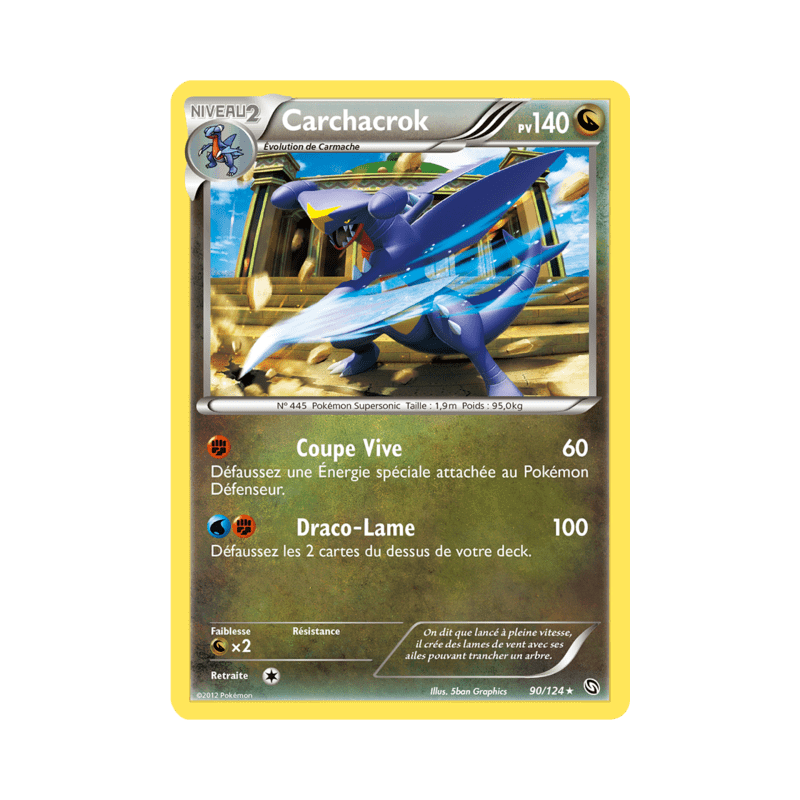 pokemon-tcg-90-128-carchacrok-holo-rare-dragons-exaltes-black-white-drx