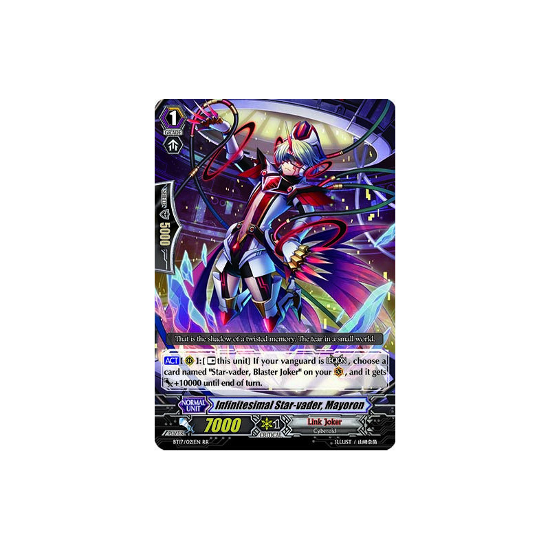 Vanguard_TCG_card_BT17_021EN_R_Infinitesimal_Star-vader_Mayoron_Blazing_Perdition