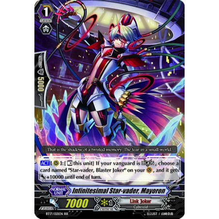 Vanguard_TCG_card_BT17_021EN_R_Infinitesimal_Star-vader_Mayoron_Blazing_Perdition