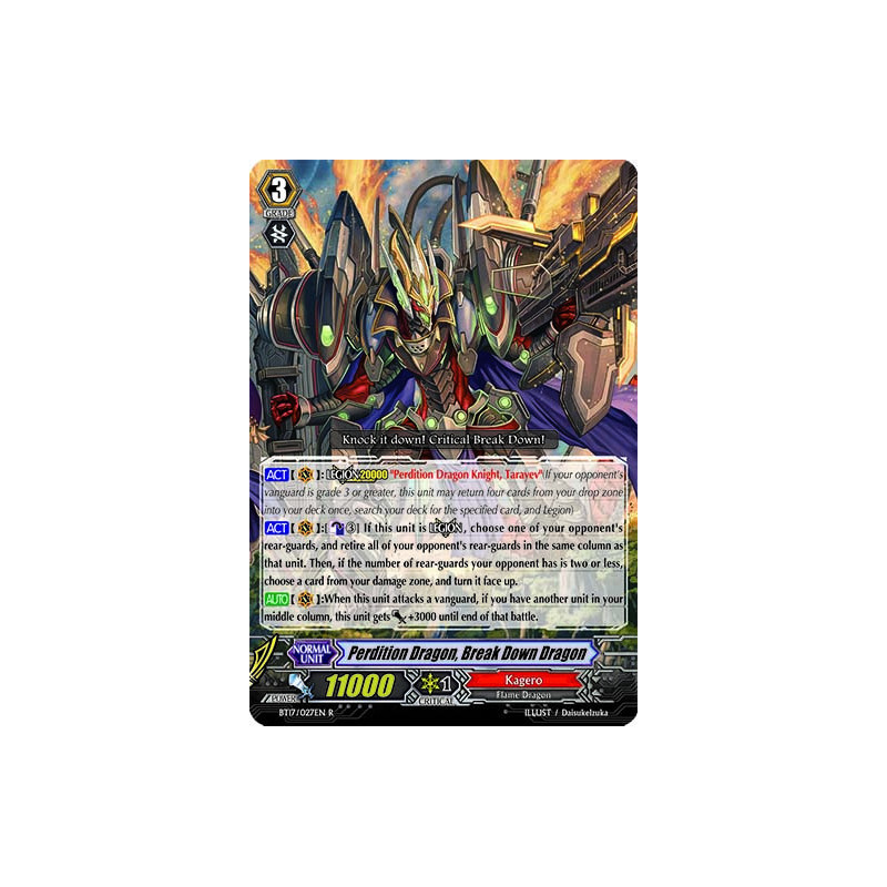 Vanguard_TCG_card_BT17_027EN_R_Perdition_Dragon_Break_Down_Dragon_Blazing_Perdition
