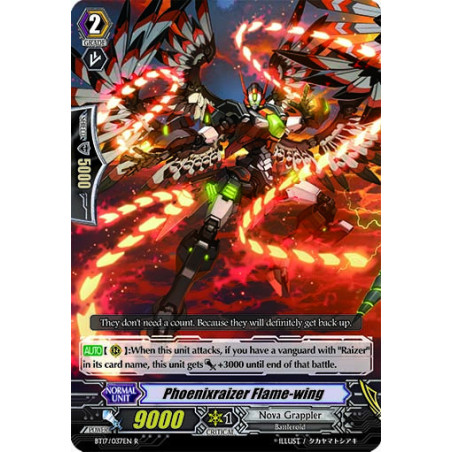 Vanguard_TCG_card_BT17_037EN_R_Phoenixraizer_Flame-wing_Blazing_Perdition
