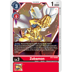 Digimon_TCG_BT3-008_Zubamon_Uncommon_Union_Impact_Card_Game