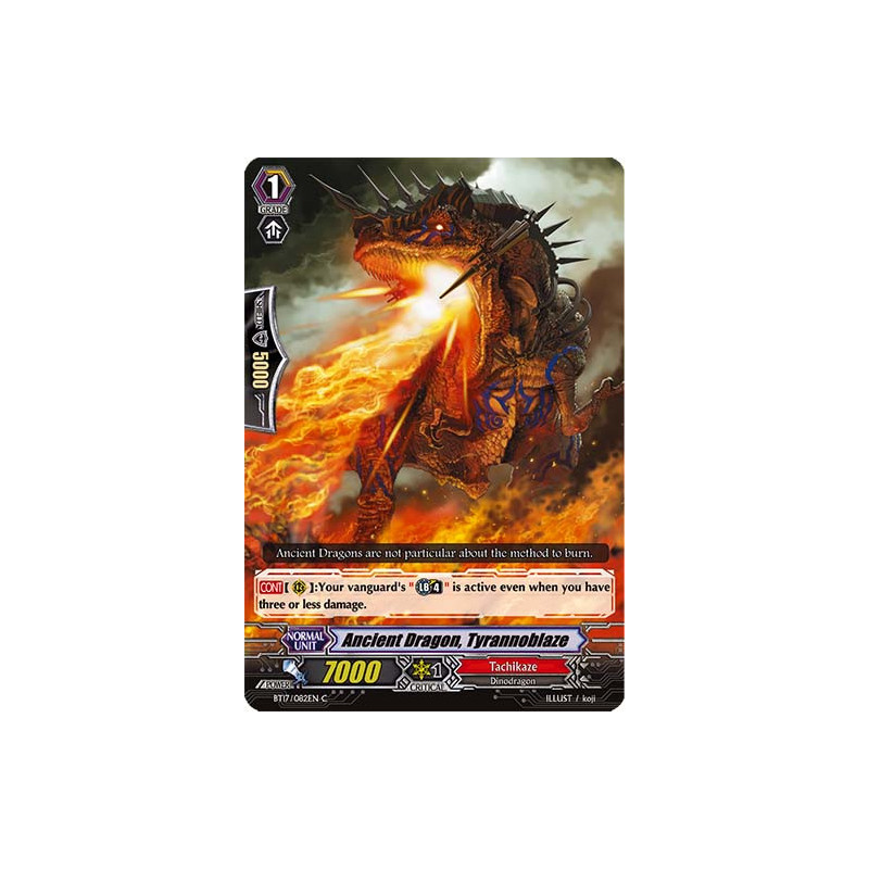Vanguard_TCG_card_BT17_082EN_C_Ancient_Dragon_Tyrannoblaze_Blazing_Perdition