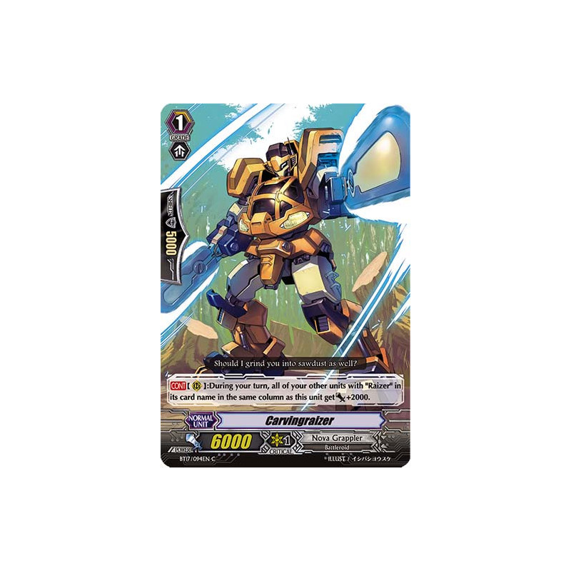 Vanguard_TCG_card_BT17_094EN_C_Carvingraizer_Blazing_Perdition