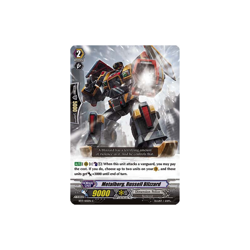 Vanguard_TCG_card_BT17_105EN_C_Metalborg_Russell_Blizzard_Blazing_Perdition