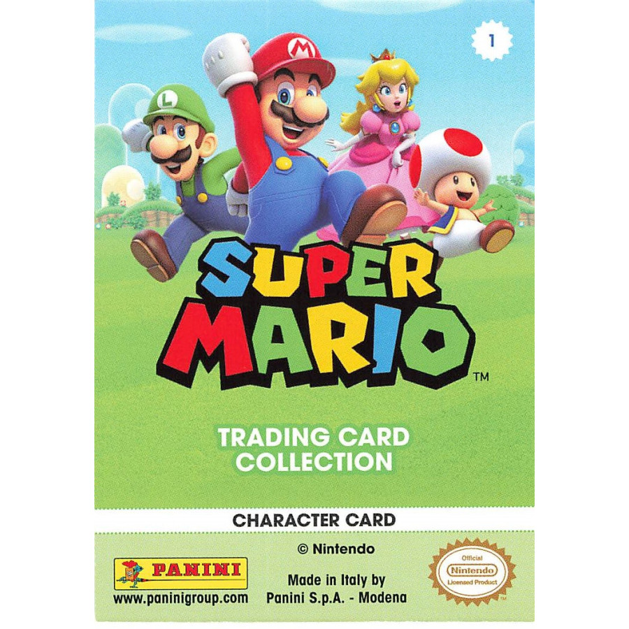 PANINI Super Mario Fat Pack – 1 Pochette Achetée + 1 Offerte, 52 Cartes, Collection 252 Cartes