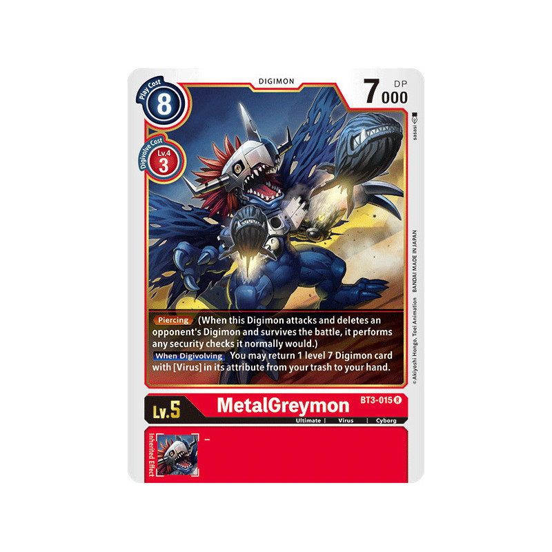 Digimon_TCG_BT3-015_MetalGreymon_Rare_Union_Impact_Card_Game