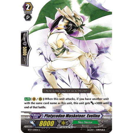 Vanguard_TCG_card_BT17_139EN_C_Platycodon_Musketeer_Evelina_Blazing_Perdition