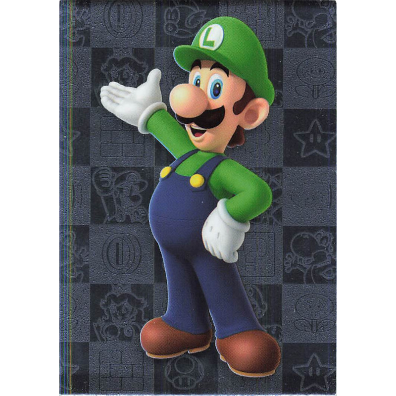 panini-tcg-164-luigi-silver-card-super-mario-trading-card