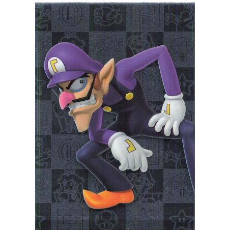 panini-tcg-176-waluigi-silver-card-super-mario-trading-card