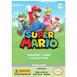 panini-tcg-176-waluigi-silver-card-super-mario-trading-card