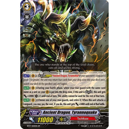Vanguard_TCG_card_BT17_S05EN_SP_Ancient_Dragon_Tyrannoquake_Blazing_Perdition