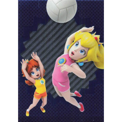panini-tcg-199-peach-daisy-volleyball-sport-card-super-mario-trading-card
