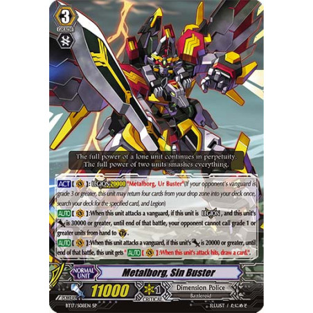 Vanguard_TCG_card_BT17_S08EN_SP_Metalborg_Sin_Buster_Blazing_Perdition