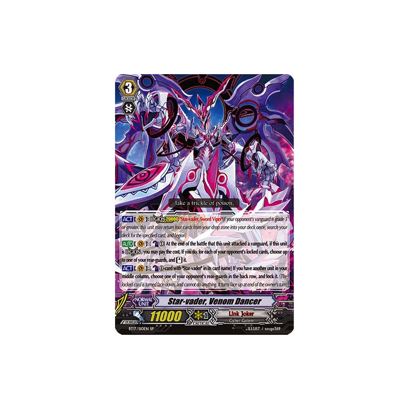 Vanguard_TCG_card_BT17_S10EN_SP_Star-vader_Venom_Dancer_Blazing_Perdition