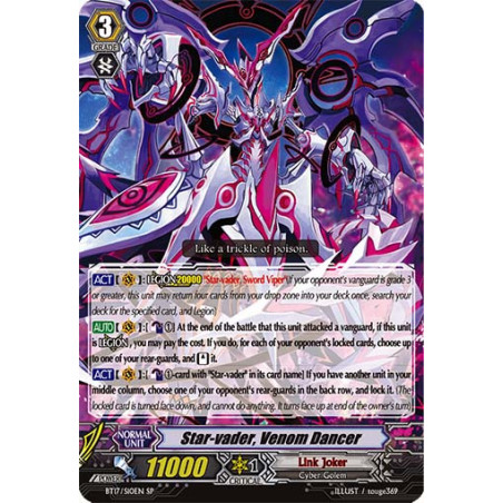 Vanguard_TCG_card_BT17_S10EN_SP_Star-vader_Venom_Dancer_Blazing_Perdition