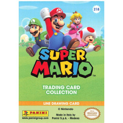 panini-tcg-218-luigi-line-drawing-card-super-mario-trading-card