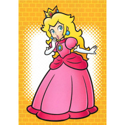 panini-tcg-219-peach-line-drawing-card-super-mario-trading-card
