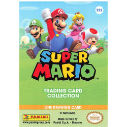 panini-tcg-222-daisy-line-drawing-card-super-mario-trading-card