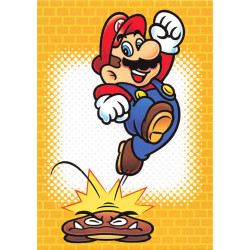 panini-tcg-231-mario-line-drawing-card-super-mario-trading-card