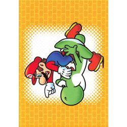panini-tcg-235-mario-yoshi-line-drawing-card-super-mario-trading-card