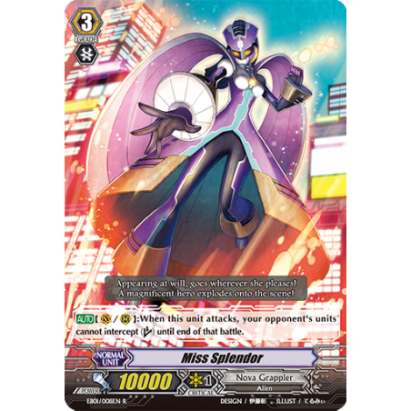 Vanguard_TCG_card_EB01_008EN_Miss_Splendor_Comic_Style_Vol._1_