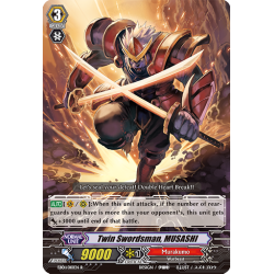 Vanguard_TCG_card_EB01_010EN_Twin_Swordsman_MUSASHI_Comic_Style_Vol._1_