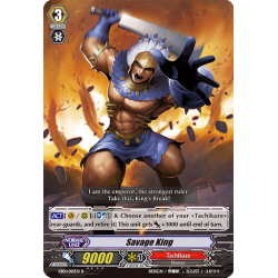 Vanguard_TCG_card_EB01_015EN_Savage_King_Comic_Style_Vol._1_