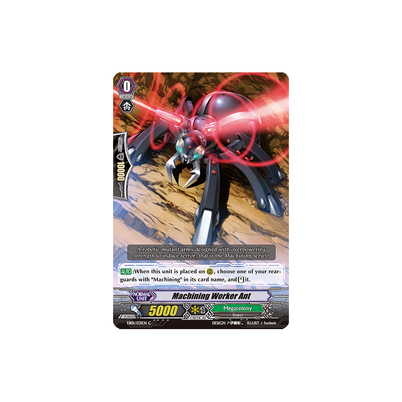 Vanguard_TCG_card_EB01_031EN_Machining_Worker_Ant_Comic_Style_Vol._1_