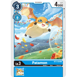 Digimon_TCG_BT3-020_Patamon_Common_Union_Impact_Card_Game