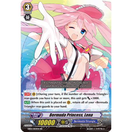 Vanguard_TCG_card_EB02_003EN_Bermuda_Princess_Lena_Banquet_of_Divas_