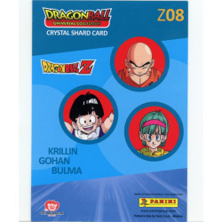 panini-tcg-z08-krillin-gohan-bulma-crystal-chard-card-dragon-ball-universal-tc
