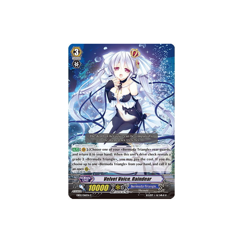 Vanguard_TCG_card_EB02_016EN_Velvet_Voice_Raindear_Banquet_of_Divas_