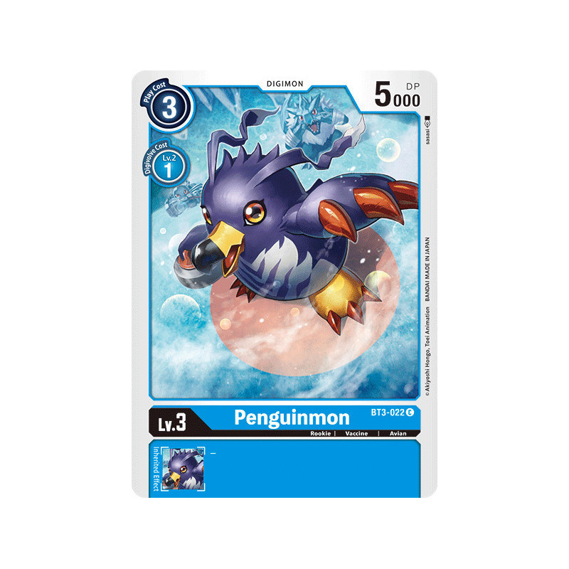 Digimon_TCG_BT3-022_Penguinmon_Common_Union_Impact_Card_Game