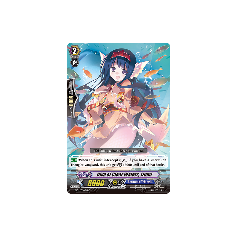 Vanguard_TCG_card_EB02_020EN_Diva_of_Clear_Waters_Izumi_Banquet_of_Divas_