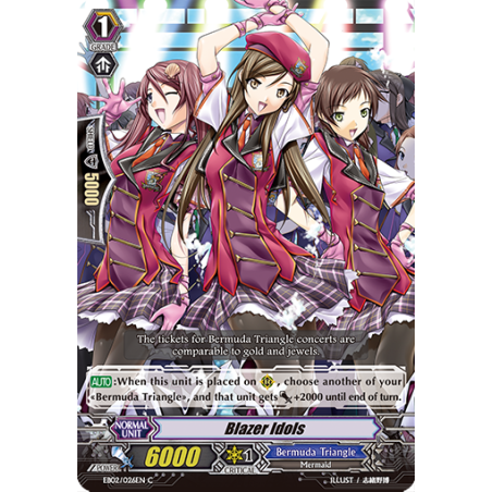 Vanguard_TCG_card_EB02_026EN_Blazer_Idols_Banquet_of_Divas_