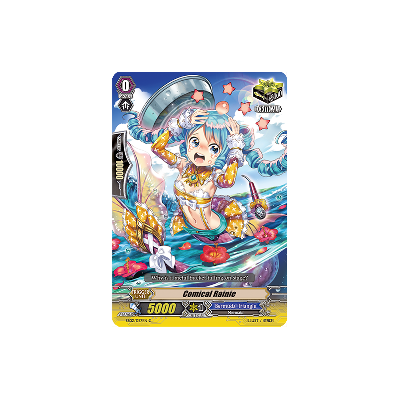 Vanguard_TCG_card_EB02_027EN_Comical_Rainie_Banquet_of_Divas_