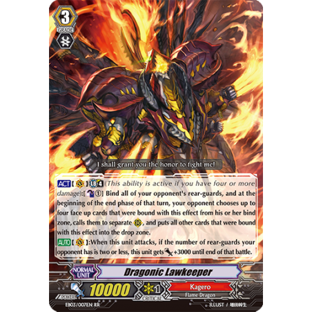 Vanguard_TCG_card_EB03_007EN_Dragonic_Lawkeeper_Cavalry_of_Black_Steel_
