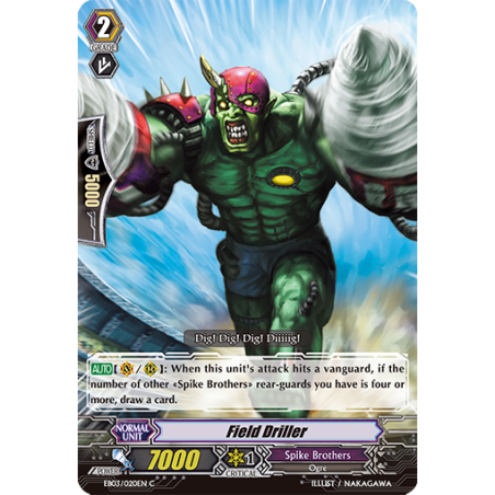Vanguard_TCG_card_EB03_020EN_Field_Driller_Cavalry_of_Black_Steel_