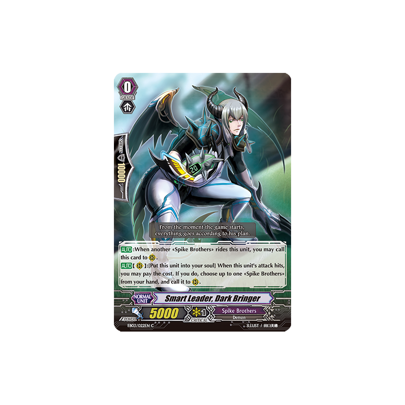 Vanguard_TCG_card_EB03_022EN_Smart_Leader_Dark_Bringer_Cavalry_of_Black_Steel_